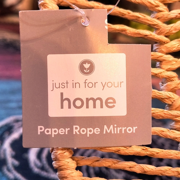 Paper Rope Mirror, NWT - Picture 4 of 5